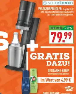 Marktkauf Sodastream wasersprudler crystal 3.0 Angebot