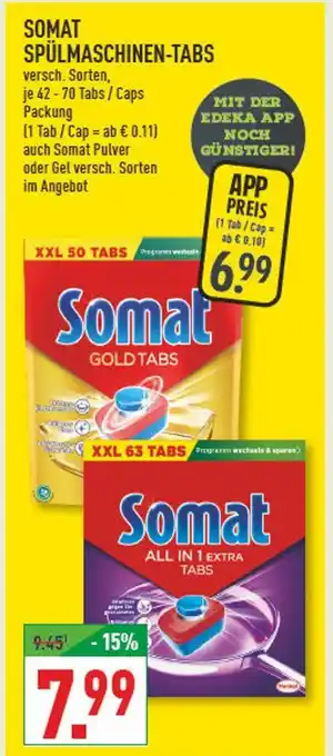 Marktkauf Somat spülmaschinen-tabs Angebot