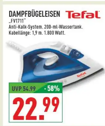 Marktkauf Tefal dampfbügeleisen Angebot