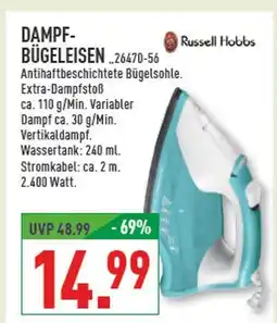 Marktkauf Russell hobbs dampf-bügeleisen Angebot