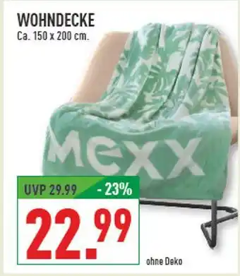 Marktkauf Mexx wohndecke Angebot