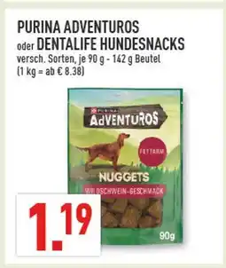 Marktkauf Purina adventuros oder dentalife hundesnacks Angebot