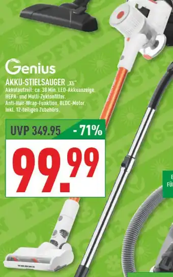 Marktkauf Genius akku-stielsauger „x5“ Angebot