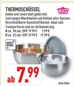 Marktkauf Gsw thermoschüssel Angebot