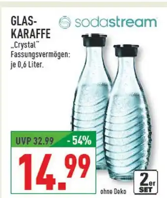 Marktkauf Sodastream glas-karaffe Angebot