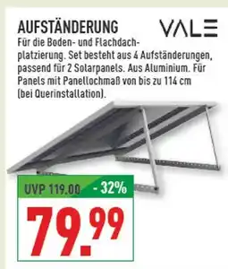Marktkauf Vale aufständerung Angebot