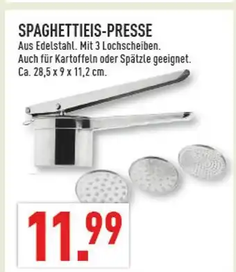 Marktkauf Spaghettieis-presse Angebot