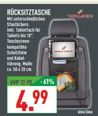 Marktkauf Walser rücksitztasche Angebot