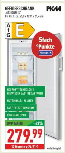 Marktkauf Pkm gefrierschrank Angebot