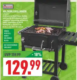 Marktkauf Activa barbecue holzkohlegrillwagen angular Angebot