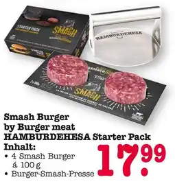 E-Center Hamburdehesa smash burger by burger meat starter pack Angebot