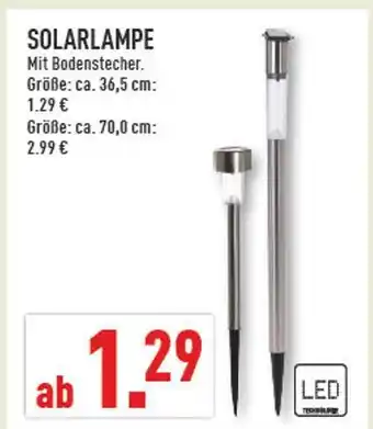 Marktkauf Solarlampe Angebot