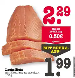 E-Center Lachsfilets Angebot