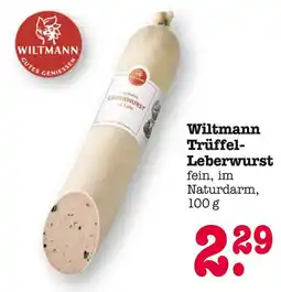 E-Center Wiltmann trüffel-leberwurst Angebot