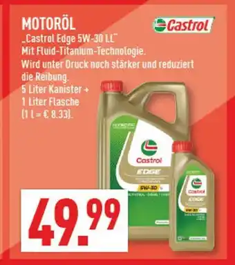 Marktkauf Castrol castrol edge 5w-30 ll Angebot