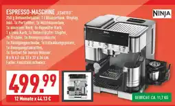 Marktkauf Ninja espresso-maschine „es601eu“ Angebot