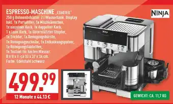 Marktkauf Ninja espresso-maschine „es601eu“ Angebot