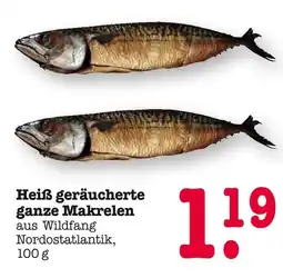 E-Center Heiß geräucherte ganze makrelen Angebot
