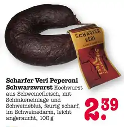 E-Center Scharfer veri peperoni schwarzwurst Angebot