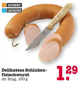 E-Center Delikatess schinkenfleischwurst Angebot