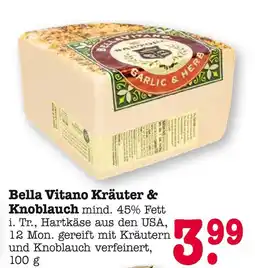 E-Center Bella vitano kräuter & knoblauch Angebot