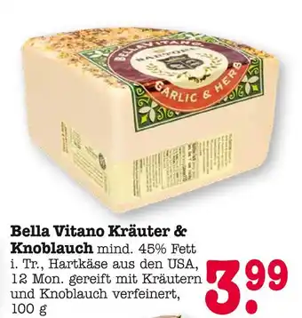E-Center Bella vitano kräuter & knoblauch Angebot