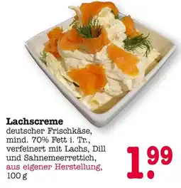 E-Center Lachscreme Angebot