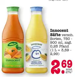 E-Center Innocent säfte Angebot