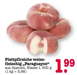 E-Center Plattpfirsiche weissfleischig „paraguayos“ Angebot