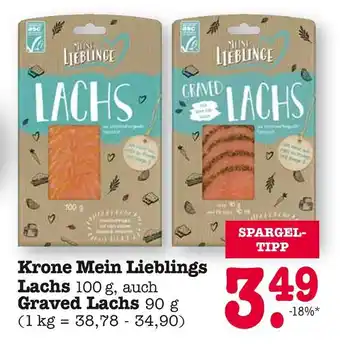 E-Center Krone mein lieblings lachs Angebot