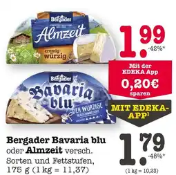 E-Center Bergader bavaria blu Angebot