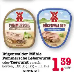 E-Center Rügenwalder mühle pommersche leberwurst Angebot