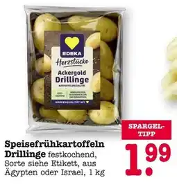 E-Center Edeka speisefrühkartoffeln drillinge Angebot