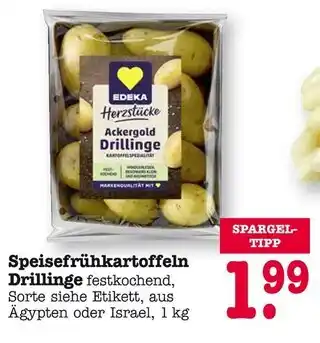 E-Center Edeka speisefrühkartoffeln drillinge Angebot
