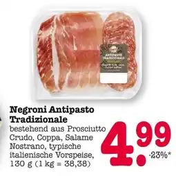 E-Center Negroni antipasto tradizionale Angebot