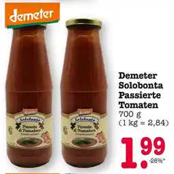 E-Center Demeter solobonta passierte tomaten Angebot