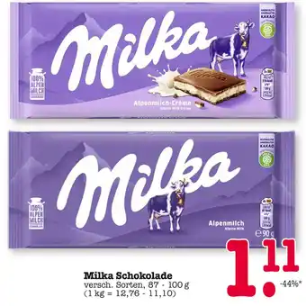 E-Center Milka milka schokolade Angebot