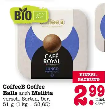 E-Center Coffeeb coffee balls auch melitta Angebot