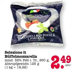 E-Center Selezione it büffelmozzarella Angebot