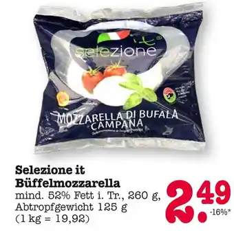 E-Center Selezione it büffelmozzarella Angebot