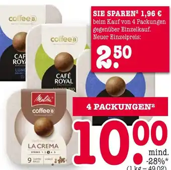 E-Center Coffeeb café royal lungo bio Angebot