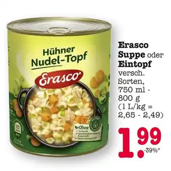 E-Center Erasco suppe Angebot