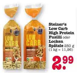 E-Center Steiner's low carb high protein fusilli Angebot