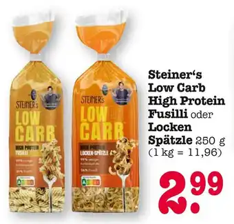 E-Center Steiner's low carb high protein fusilli Angebot
