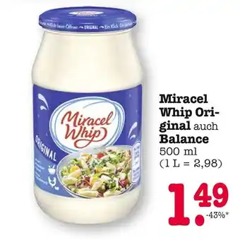 E-Center Miracel whip original auch balance Angebot