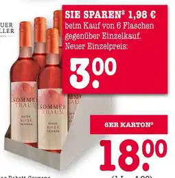 E-Center Sommertraum rosé wein Angebot