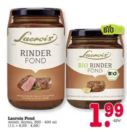 E-Center Lacroix fond Angebot