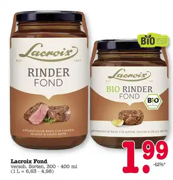 E-Center Lacroix fond Angebot