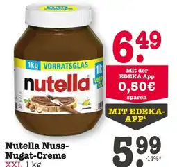 E-Center Nutella nutella nuss-nugat-creme Angebot