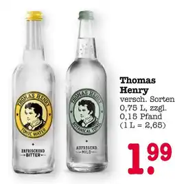 E-Center Thomas henry tonic water Angebot